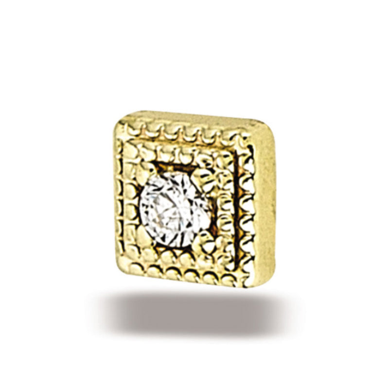 Square Milgrain 2mm Stone Top