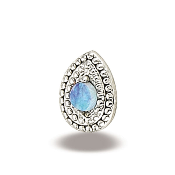 Pear Milgrain 2mm Stone (5.75 X 4 1/2),pearl Top