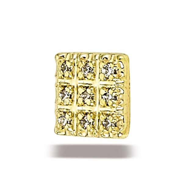 Square Illusion 9-1mm Stones (6.25mm) Top