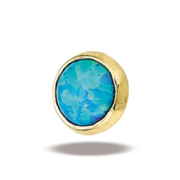 3mm Cabochon Bezel - Super Flat, Pearl Top