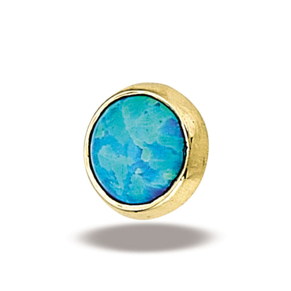 5mm Cabochon Bezel - Super Flat, Pearl Top