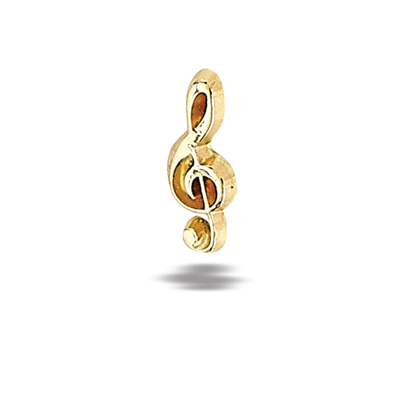 G Clef (7.3mm X 2.75mm) Top