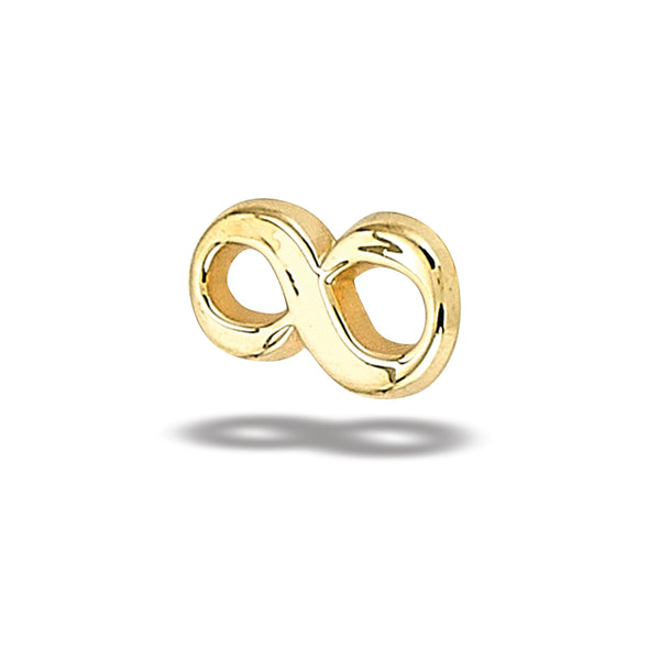 Infinty-Solid Gold (7.5mm X 4.5mm) Top