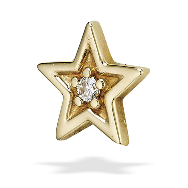 Shining Star (1.25mm Stone) 6.1mm Top