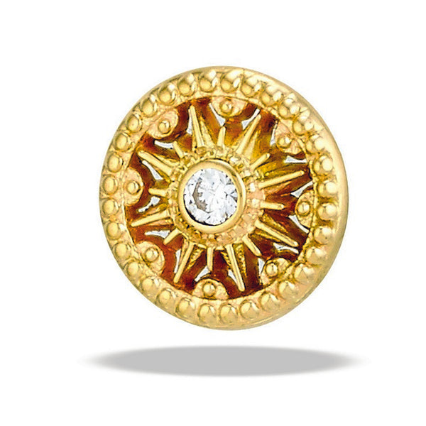 Sun Dial (6.75mm) 1.5mm Stone Top