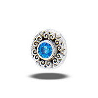 Round Elegance-(filigree Round 2mm Stone) 5mm Top