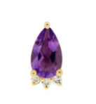 Leia Pear Amethyst