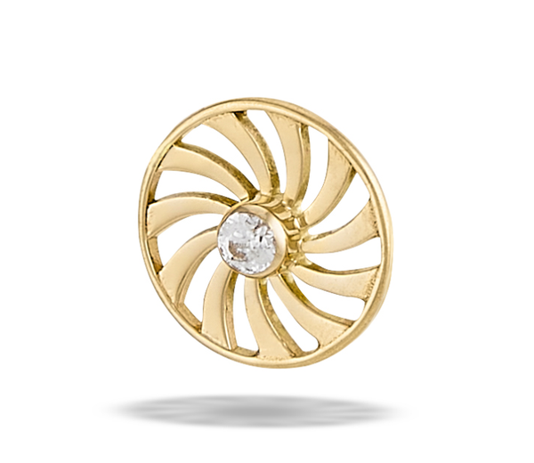 Spiro, 1.5mm Stone (6.6mm) Top