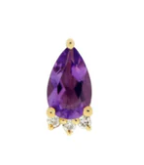 Leia Pear Amethyst
