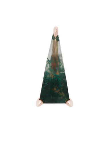 Vela - Moss Agate - Threadless End RG