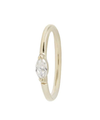 Zuri - CZ - Seam Ring YG